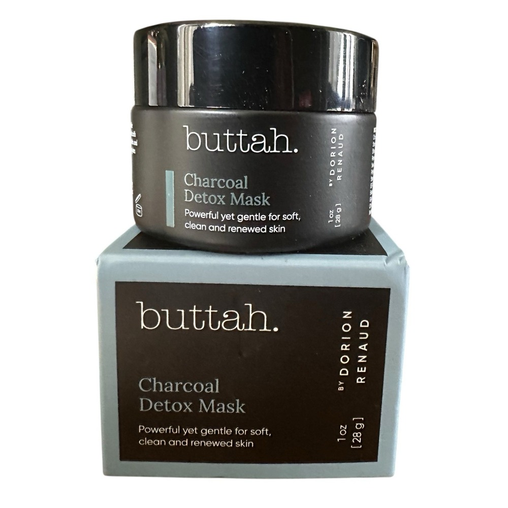 Buttah Skin Charcoal Detox Mask 1 Fl Oz E 30 Ml - Activated Charcoal - NEW BNIB